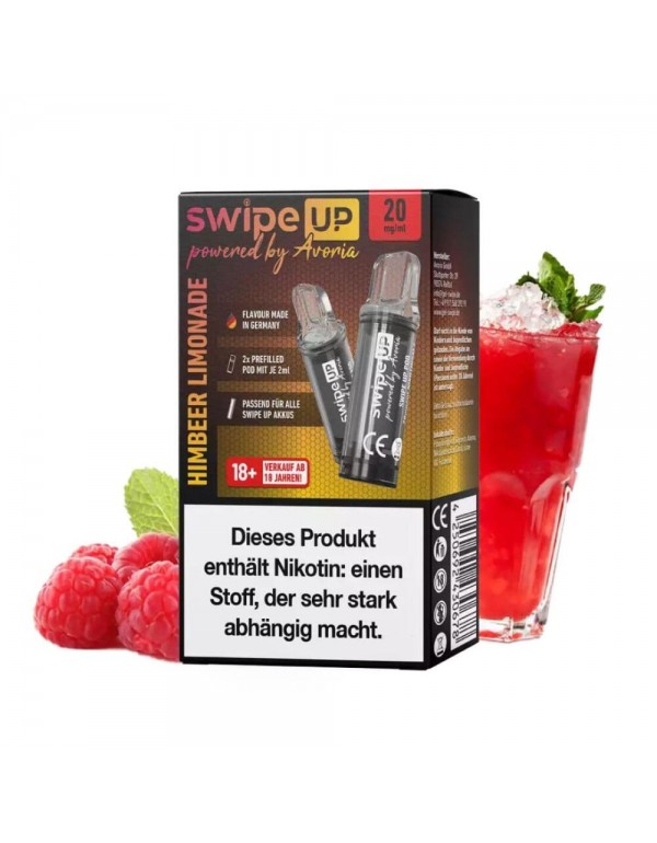 Swipe Up Pods (ELFA kompatibel) - Himbeer Limonade