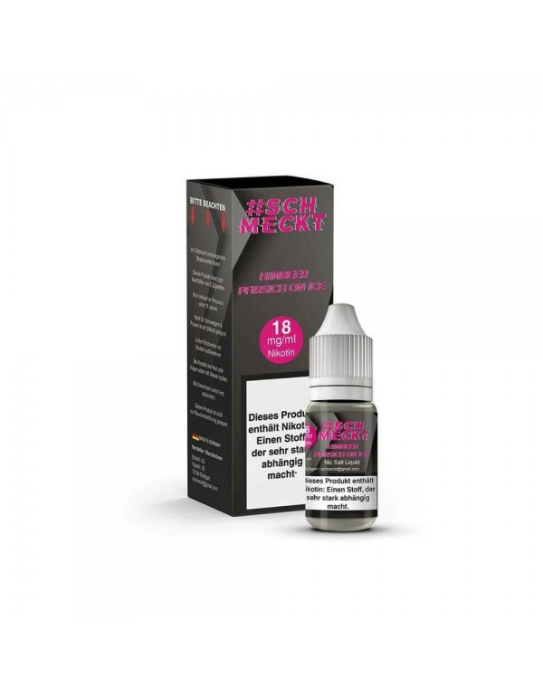 Schmeckt 10ml Nikotinsalz - Himbeer Pfirsich on Ic...