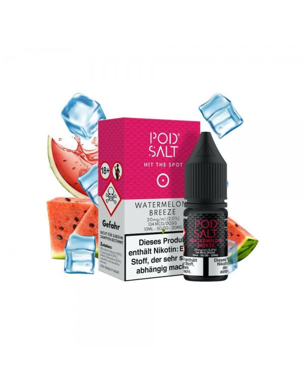 Pod Salt Nikotinsalz - Watermelon Breeze 20mg/ml 10ml