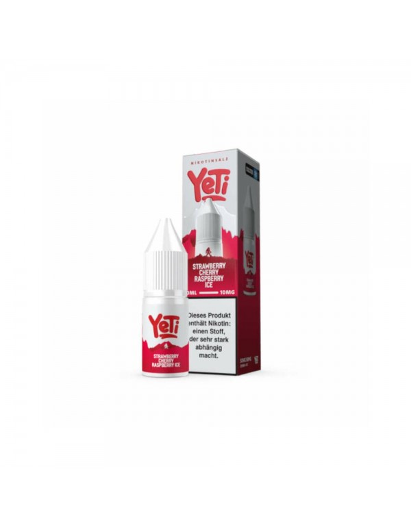 Yeti Summit Nic Salt 10ml - Strawberry Cherry Rasp...